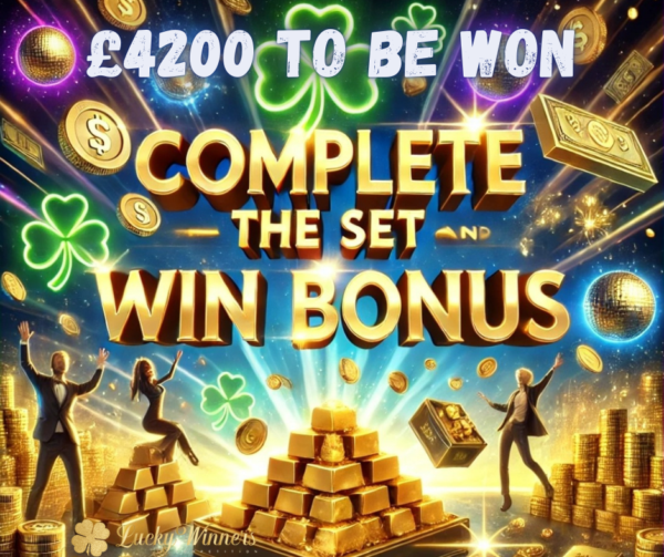 Complete The Set And Win Bonus Instant Wins Competition
