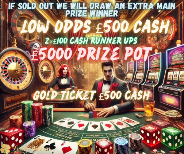 Cash Roller Instant Wins Competition Low Odds