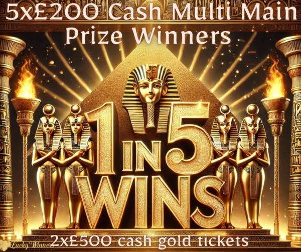 Multi Winners 1 In 5 Tickets Wins Competition