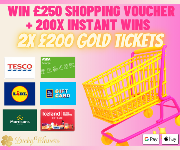 £250 Shopping Voucher Instant Wins Competition