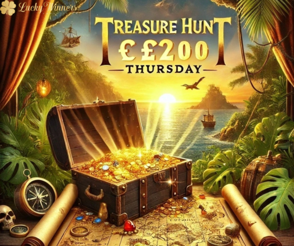 Treasure Hunt Tuesday Instant Wins + Bonuses Competition
