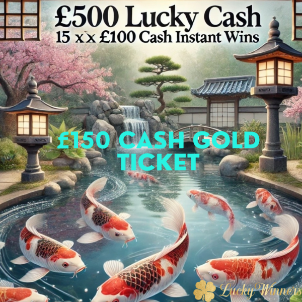 5x Winners Of £100 Cash Instant Wins Competition