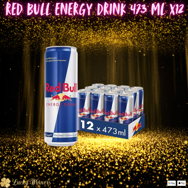 Red Bull Energy Drink 473ml 12 Pack - Auto Drawn When Sold Out
